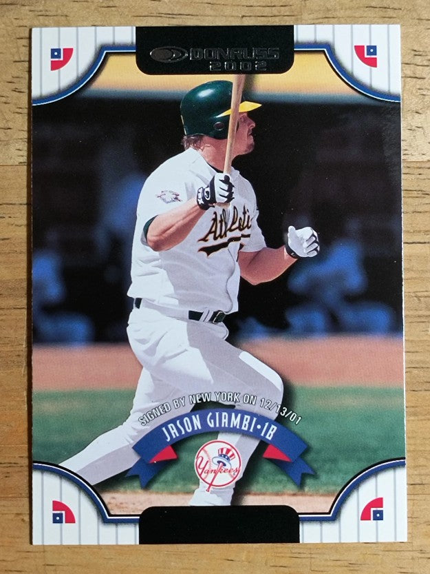 2002 Donruss #24 Jason Giambi