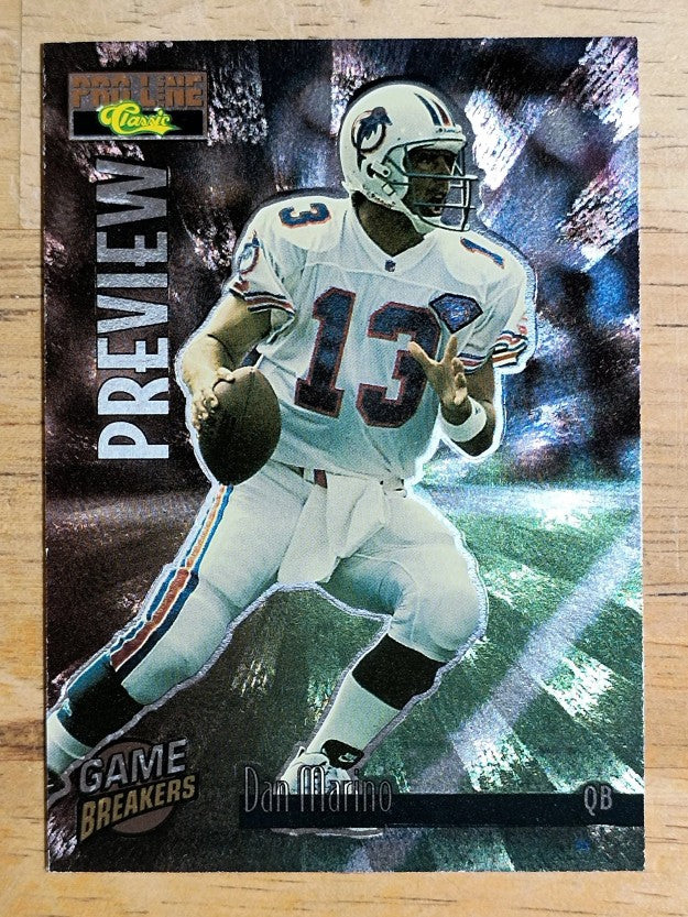 1995 Pro Line GameBreakers Previews #GP1 Dan Marino