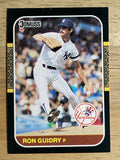1987 Donruss #93 Ron Guidry
