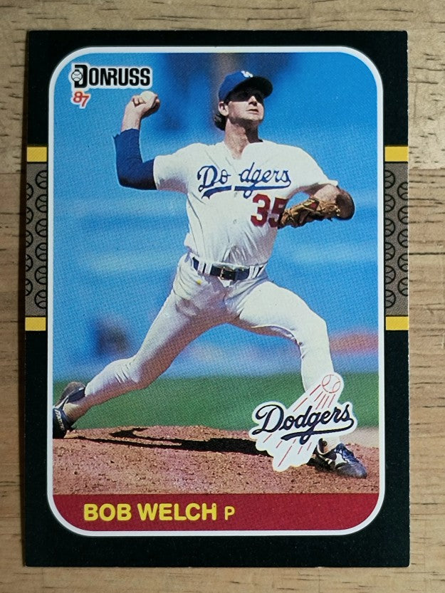 1987 Donruss #475 Bob Welch
