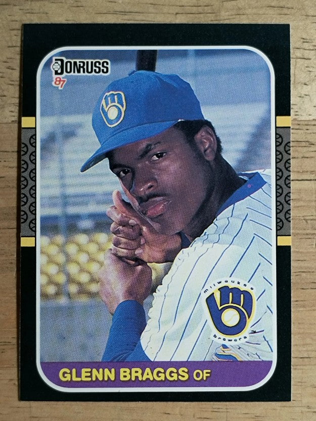 1987 Donruss #337 Glenn Braggs RC