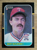 1987 Donruss #71 Bert Blyleven