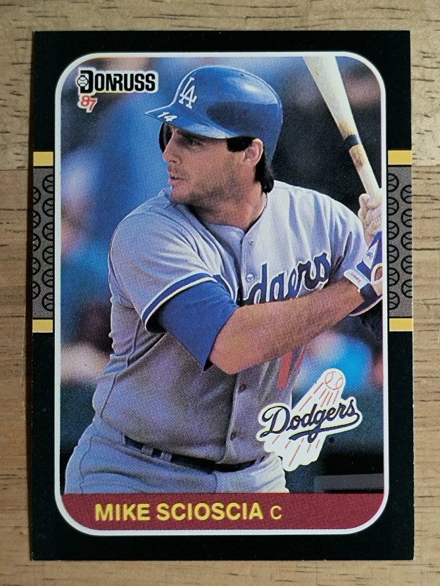 1987 Donruss #130 Mike Scioscia