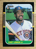 1987 Donruss #353 Chet Lemon