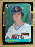1987 Donruss #239 Bob Melvin