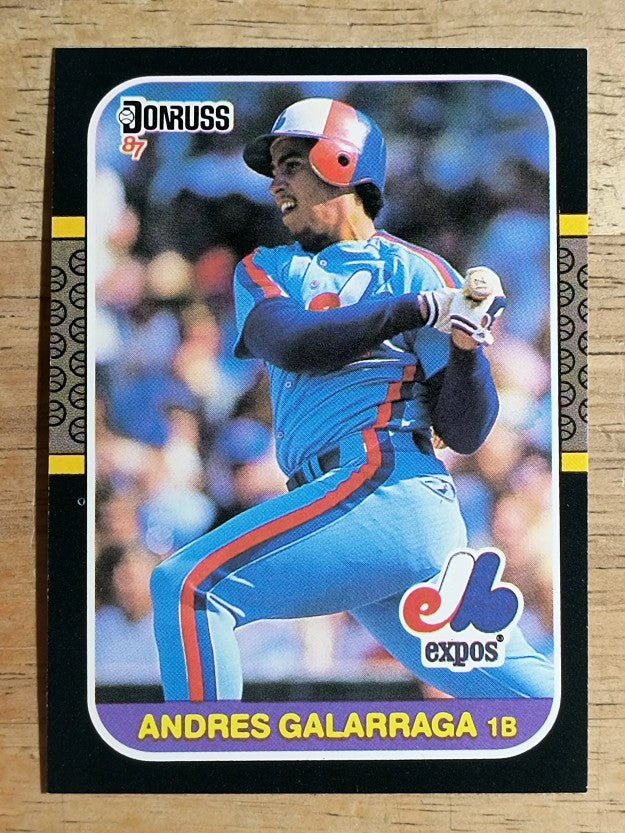 1987 Donruss #303 Andres Galarraga