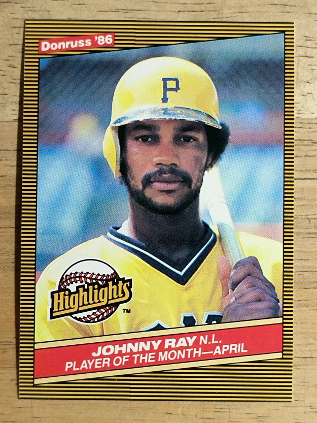 1986 Donruss Highlights #9 Johnny Ray