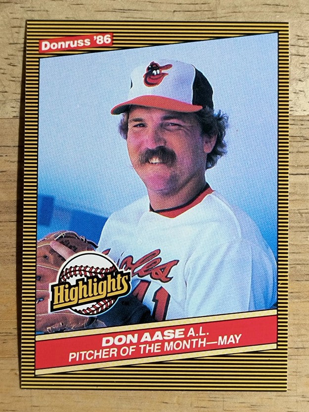 1986 Donruss Highlights #12 Don Aase