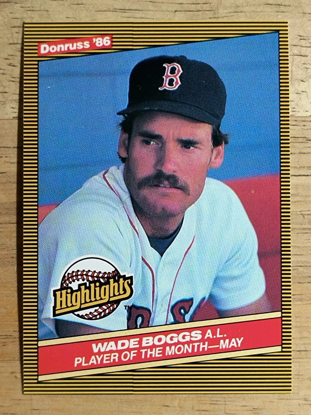 1986 Donruss Highlights #13 Wade Boggs