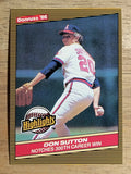 1986 Donruss Highlights #16 Don Sutton