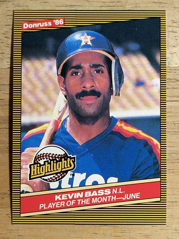 1986 Donruss Highlights #21 Kevin Bass