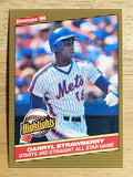 1986 Donruss Highlights #24 Darryl Strawberry