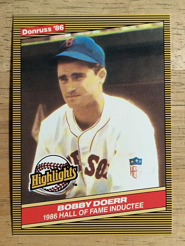 1986 Donruss Highlights #32 Bobby Doerr