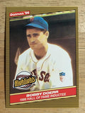 1986 Donruss Highlights #32 Bobby Doerr