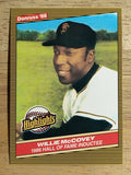 1986 Donruss Highlights #34 Willie McCovey
