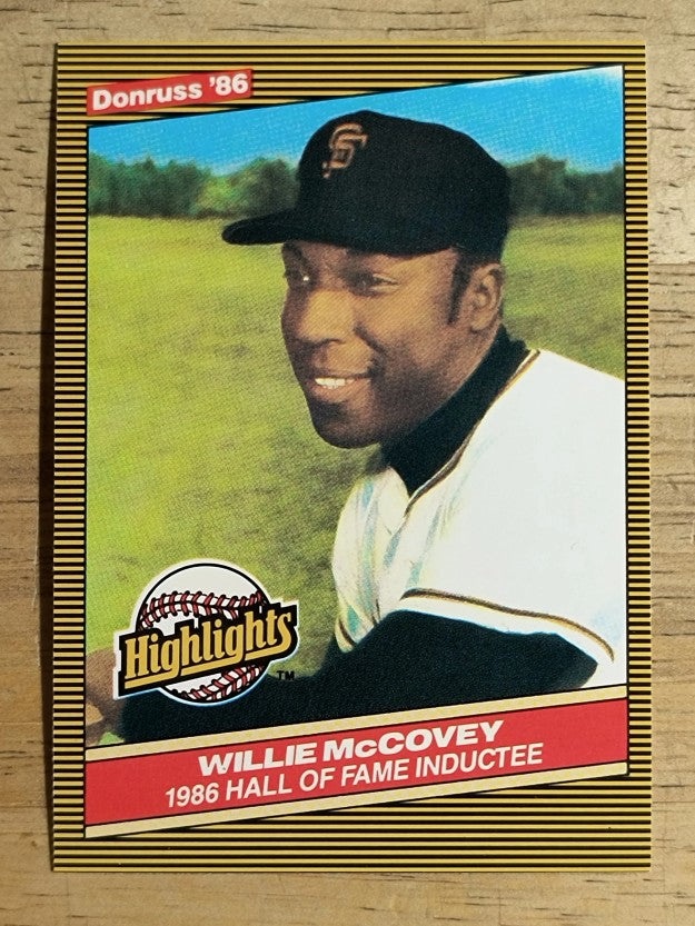 1986 Donruss Highlights #34 Willie McCovey