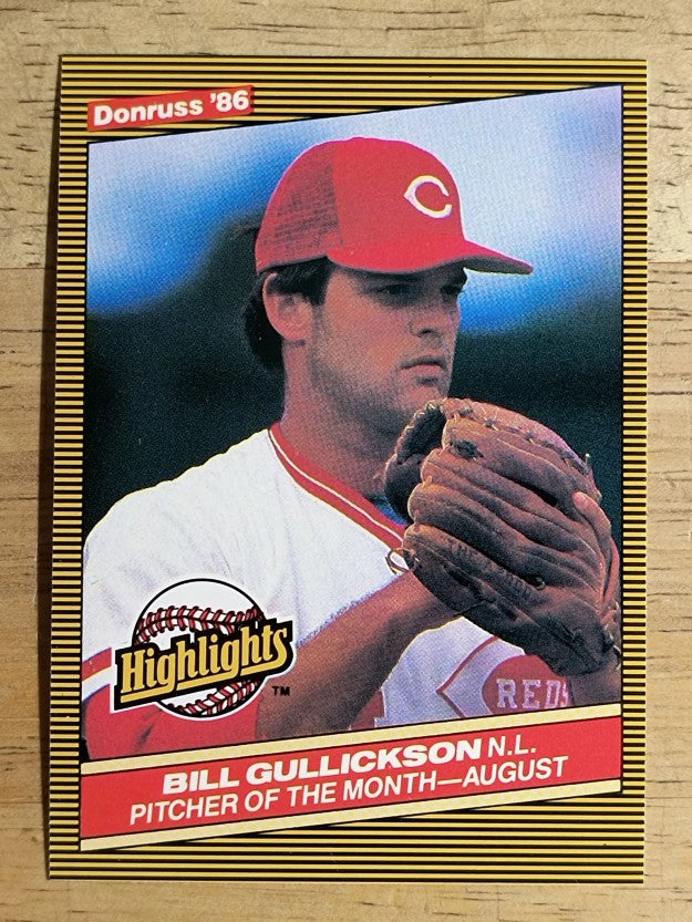 1986 Donruss Highlights #40 Bill Gullickson