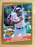 1986 Donruss Highlights #42 Joe Carter