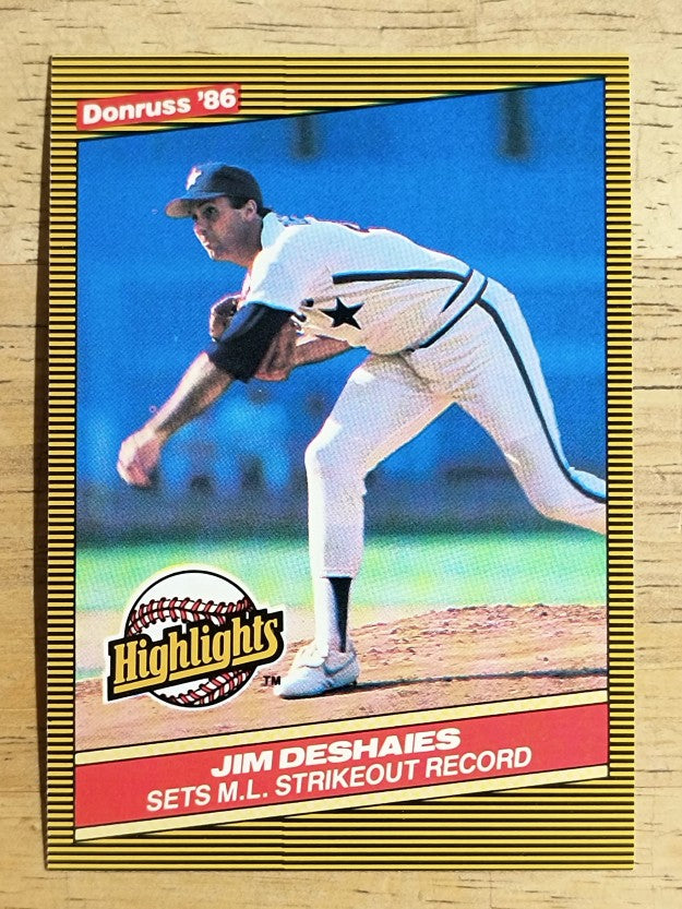 1986 Donruss Highlights #45 Jim Deshaies