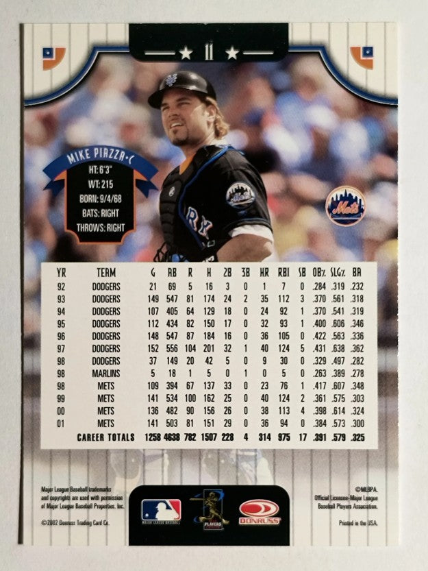 2002 Donruss #11 Mike Piazza