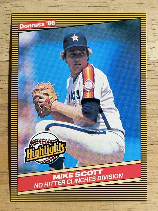 1986 Donruss Highlights #46 Mike Scott