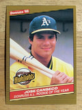 1986 Donruss Highlights #55 Jose Canseco