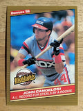 1986 Donruss Highlights #51 John Cangelosi