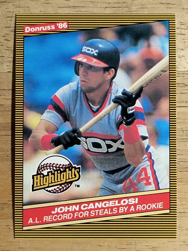 1986 Donruss Highlights #51 John Cangelosi