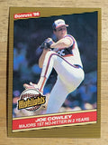 1986 Donruss Highlights #44 Joe Cowley