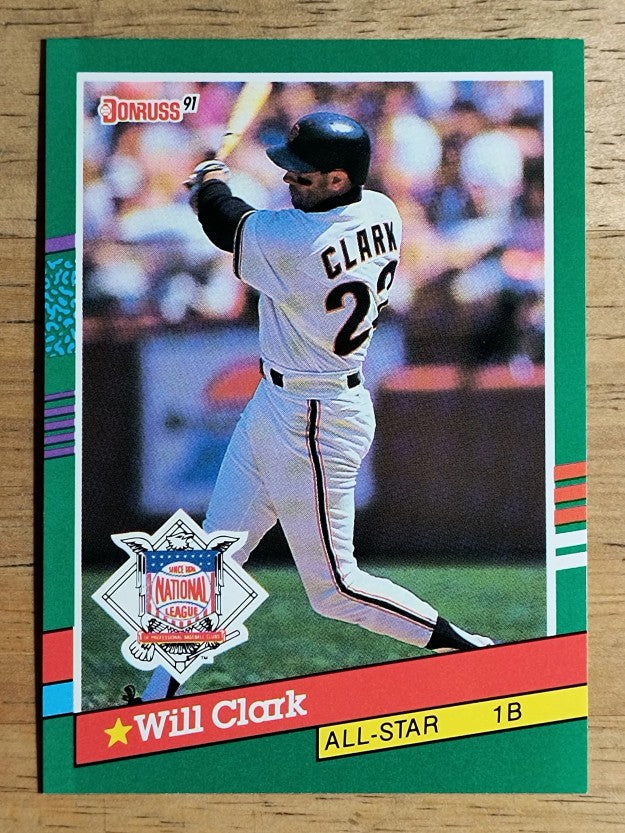 1991 Donruss #441 Will Clark AS