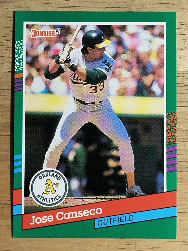 1991 Donruss #536 Jose Canseco