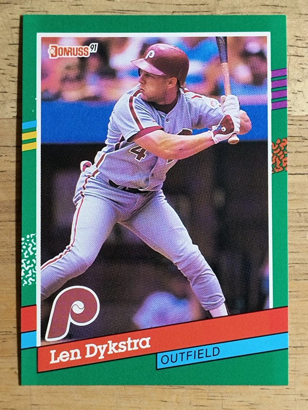 1991 Donruss #523 Len Dykstra