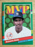 1991 Donruss #400 Roberto Kelly MVP/UER Second Base on/front and OF on back