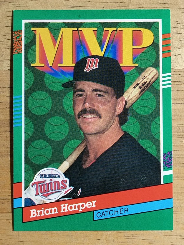 1991 Donruss #398 Brian Harper MVP