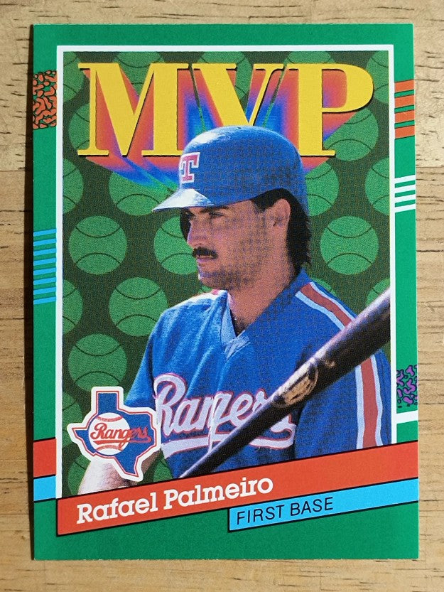 1991 Donruss #394 Rafael Palmeiro MVP