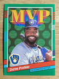 1991 Donruss #390 Dave Parker MVP