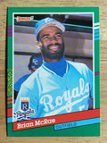 1991 Donruss #575 Brian McRae RC