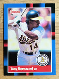 1988 Donruss #344 Tony Bernazard