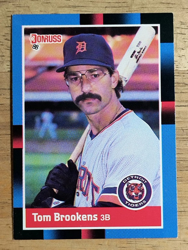1988 Donruss #107 Tom Brookens