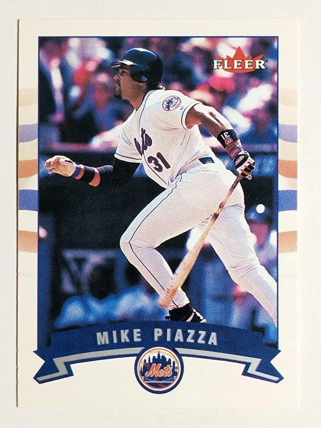 2002 Fleer Gold Backs #258 Mike Piazza