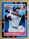 1988 Donruss #340 Claudell Washington