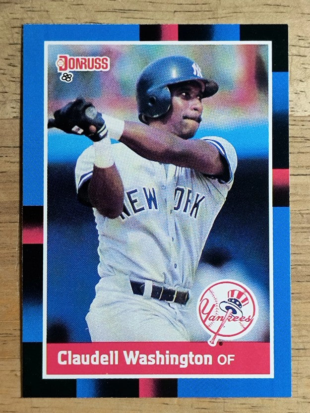 1988 Donruss #340 Claudell Washington