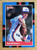 1988 Donruss #529 Bob McClure