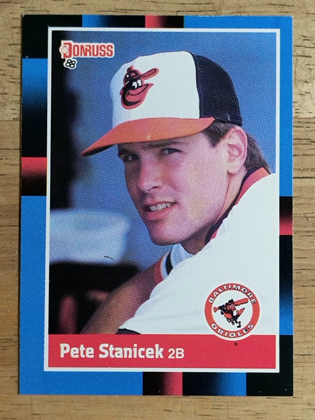 1988 Donruss #541 Pete Stanicek RC