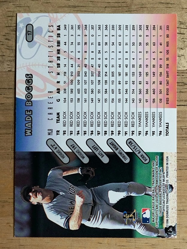 1997 Donruss #17 Wade Boggs