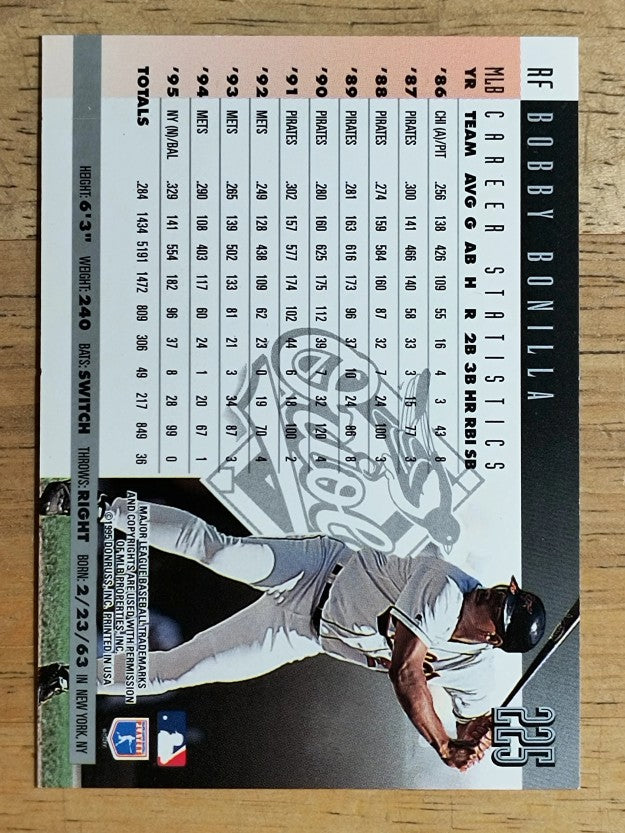 1996 Donruss #225 Bobby Bonilla