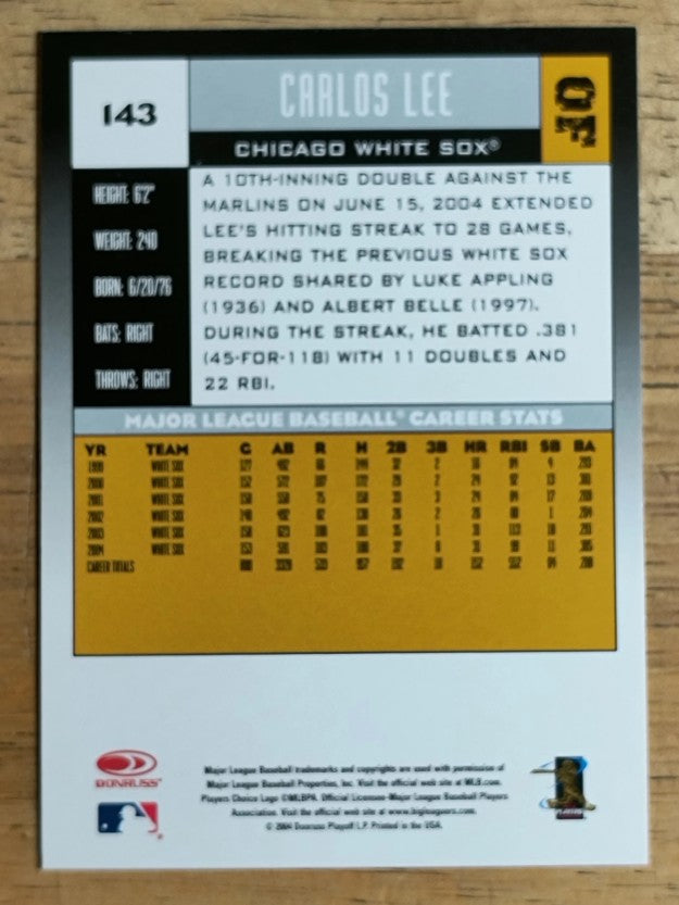 2005 Donruss #143 Carlos Lee