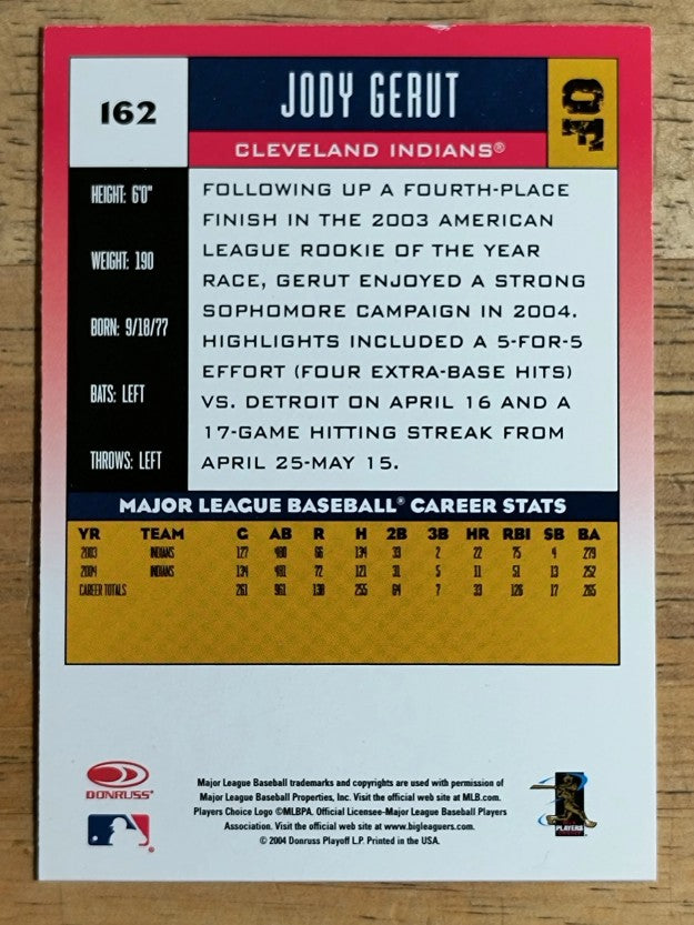 2005 Donruss #162 Jody Gerut