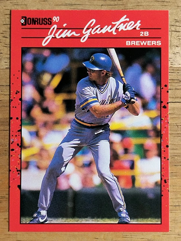 1990 Donruss #291 Jim Gantner