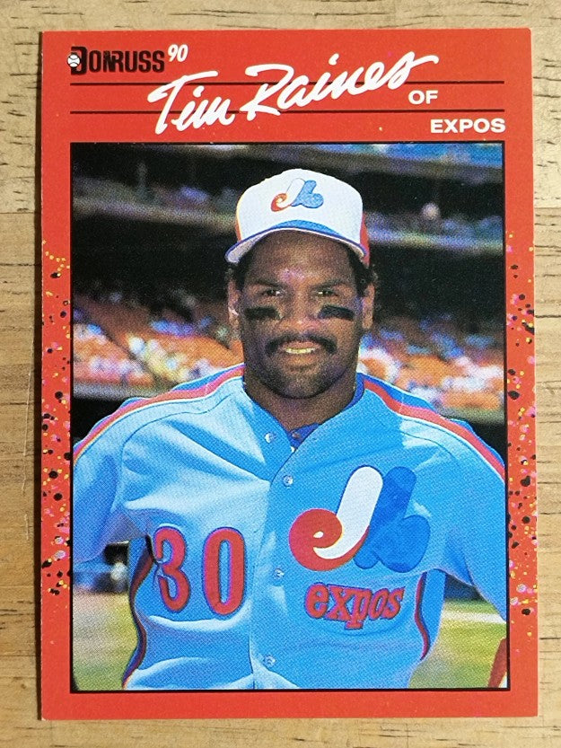 1990 Donruss #216 Tim Raines